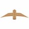 Ekena Millwork Bellingham Timber Gable Bracket, Western Red Cedar, 48"W x 14"H x 3 1/2"D x 5 1/2"F, 7/12 Pitch GBW048X14X0406BEL00SWR - alternate 1
